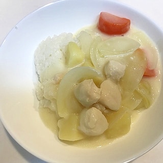 鶏ササミの☆ゴロゴロシチューご飯